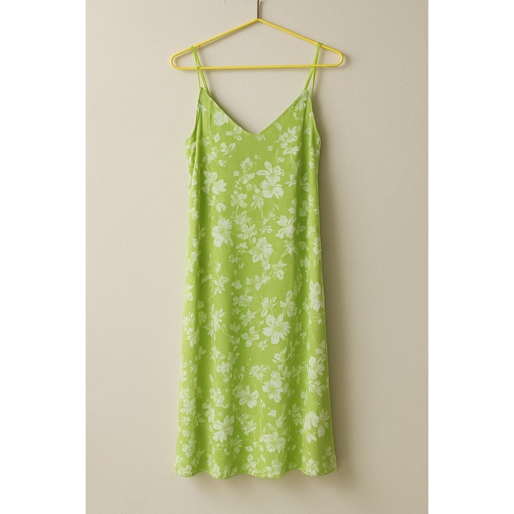 Sienna Sky Green Floral Button-Down Sundress – Size M - Picture 2 of 2